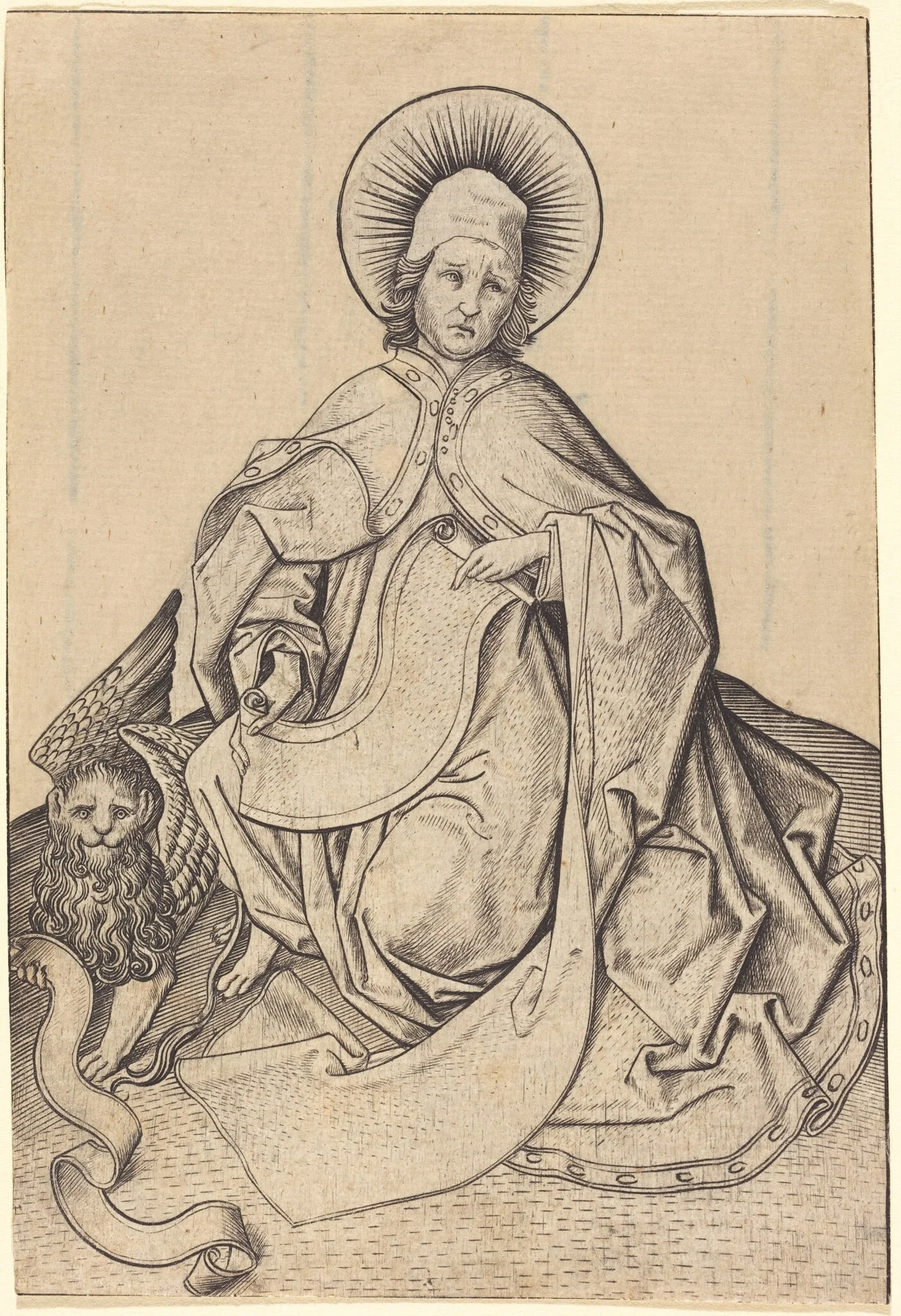 Saint Mark, detail