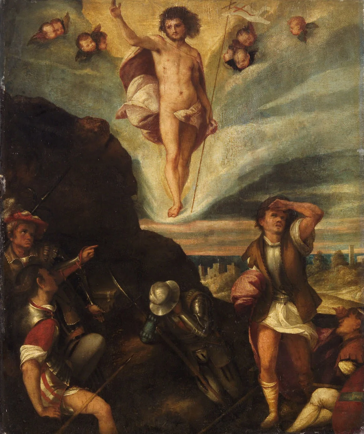 Ascension of Christ, detail