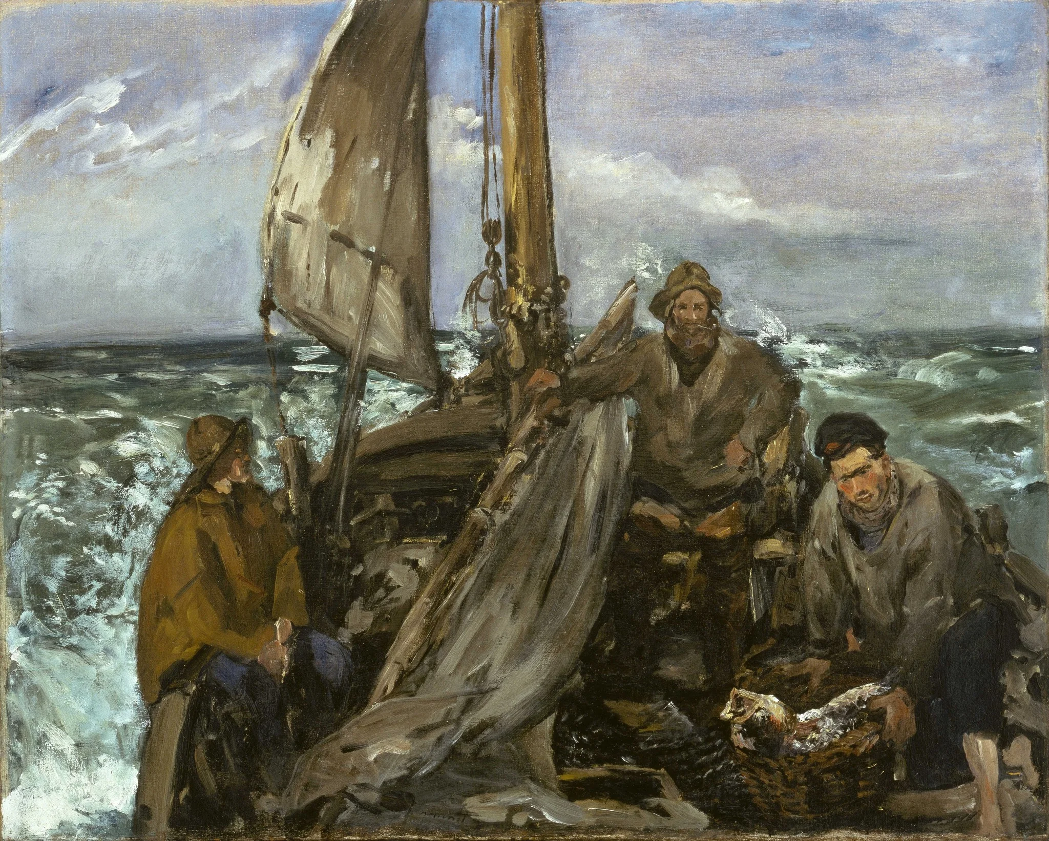 The Toilers of the Sea, detail