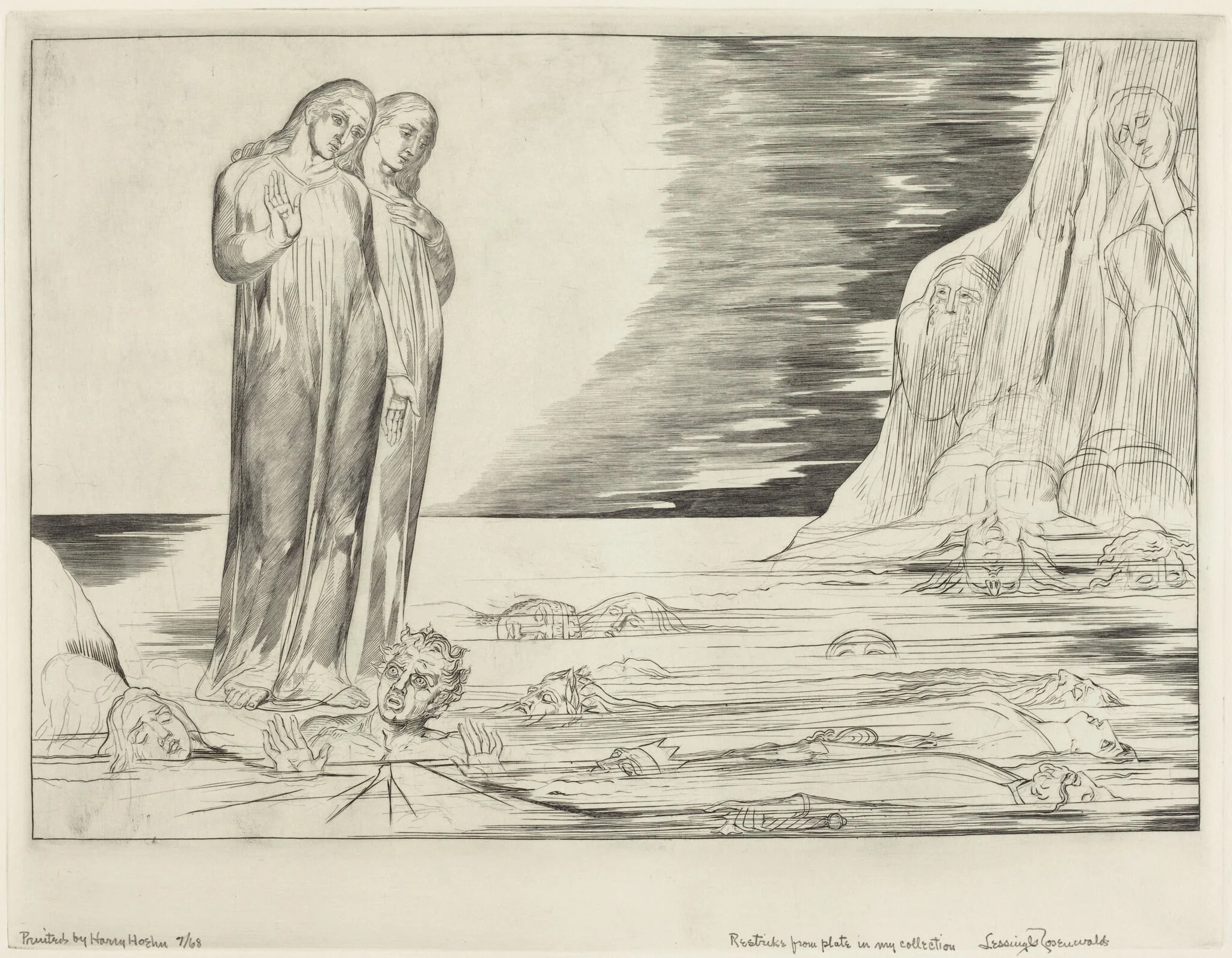 The Circle of the Traitors; Dante's Foot Striking Bocca degli Abbate, detail
