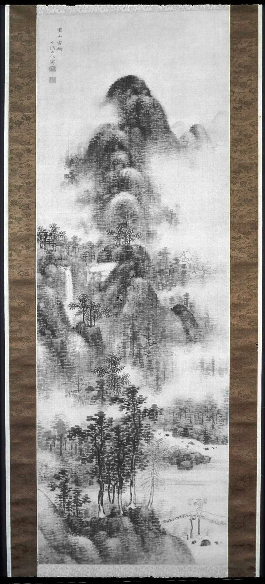 Misty Landscape, detail