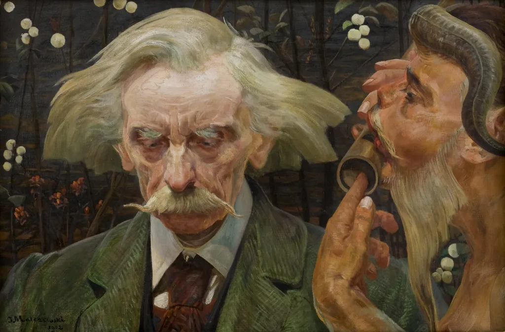 The Unknown Note, by Jacek Malczewski, oil, 1902