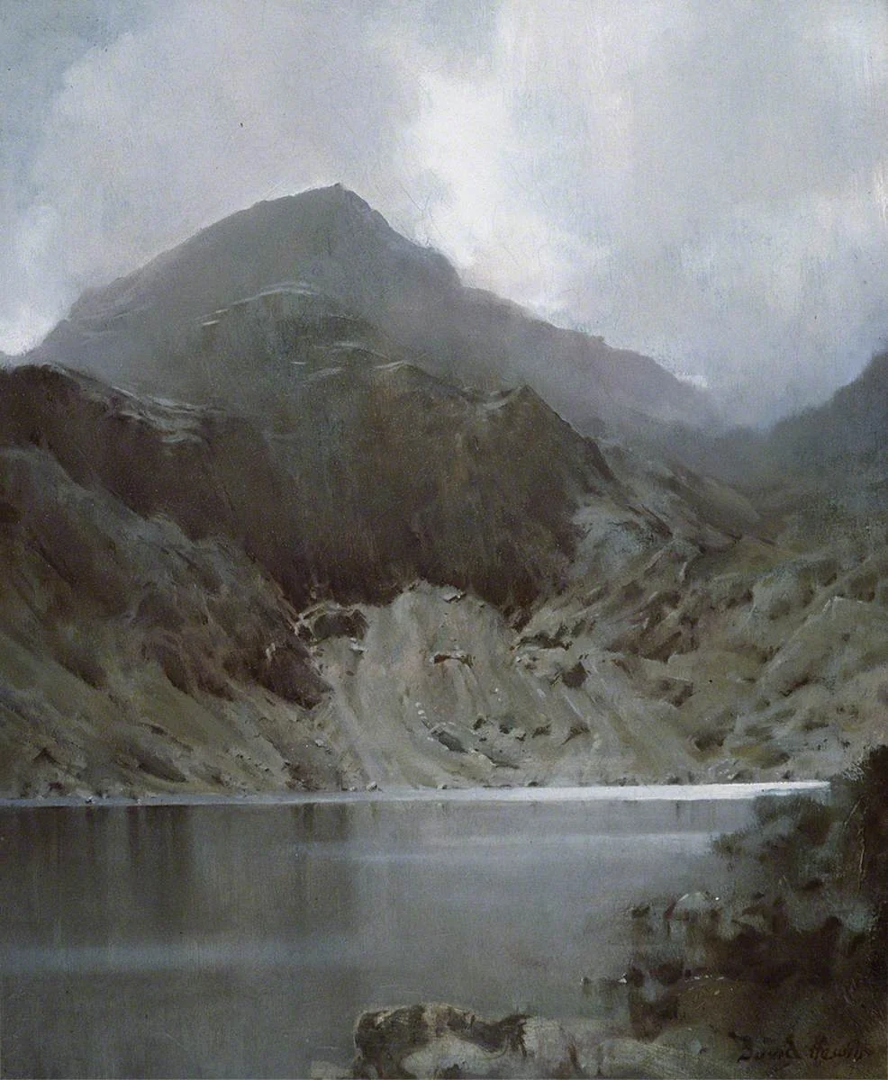 Snowdon and Glaslyn, detail