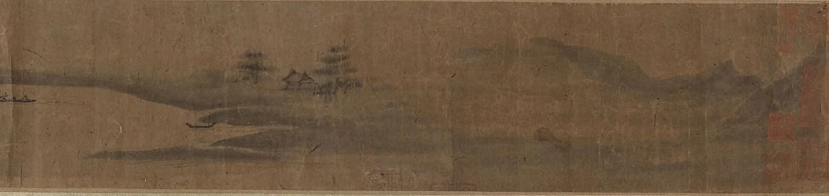 明/清 佚名 仿方從義 巢雲圖 卷|Miniature Landscape, detail
