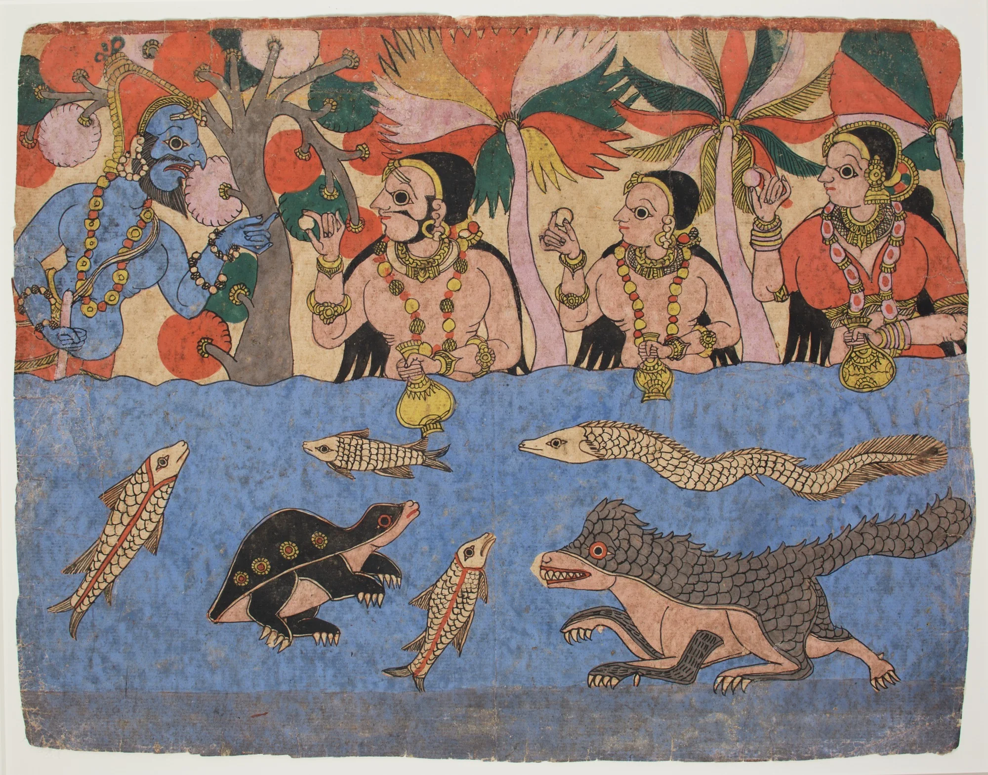 Scene from the Ramayana, detail