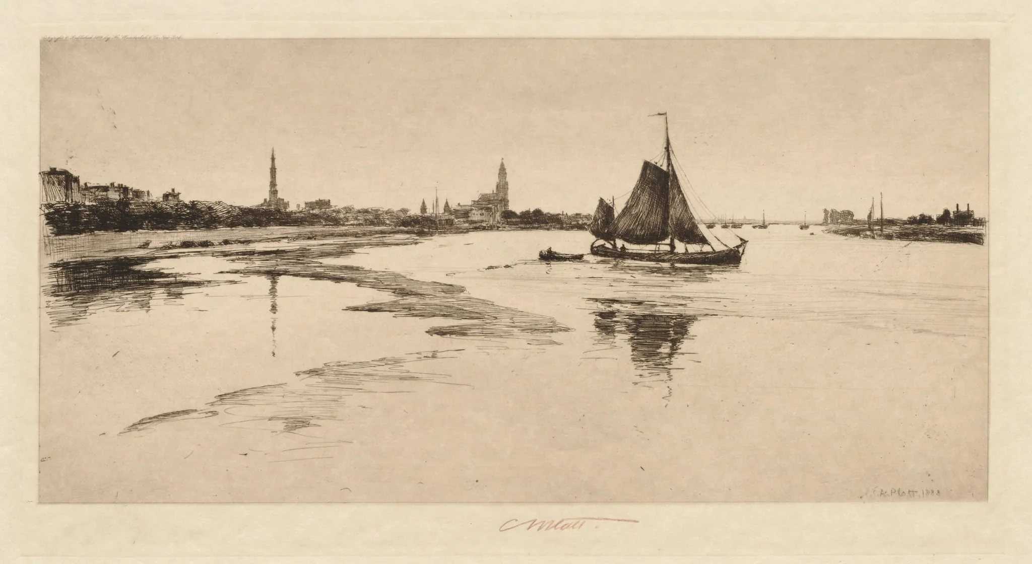 Arnheim on the Rhine, detail