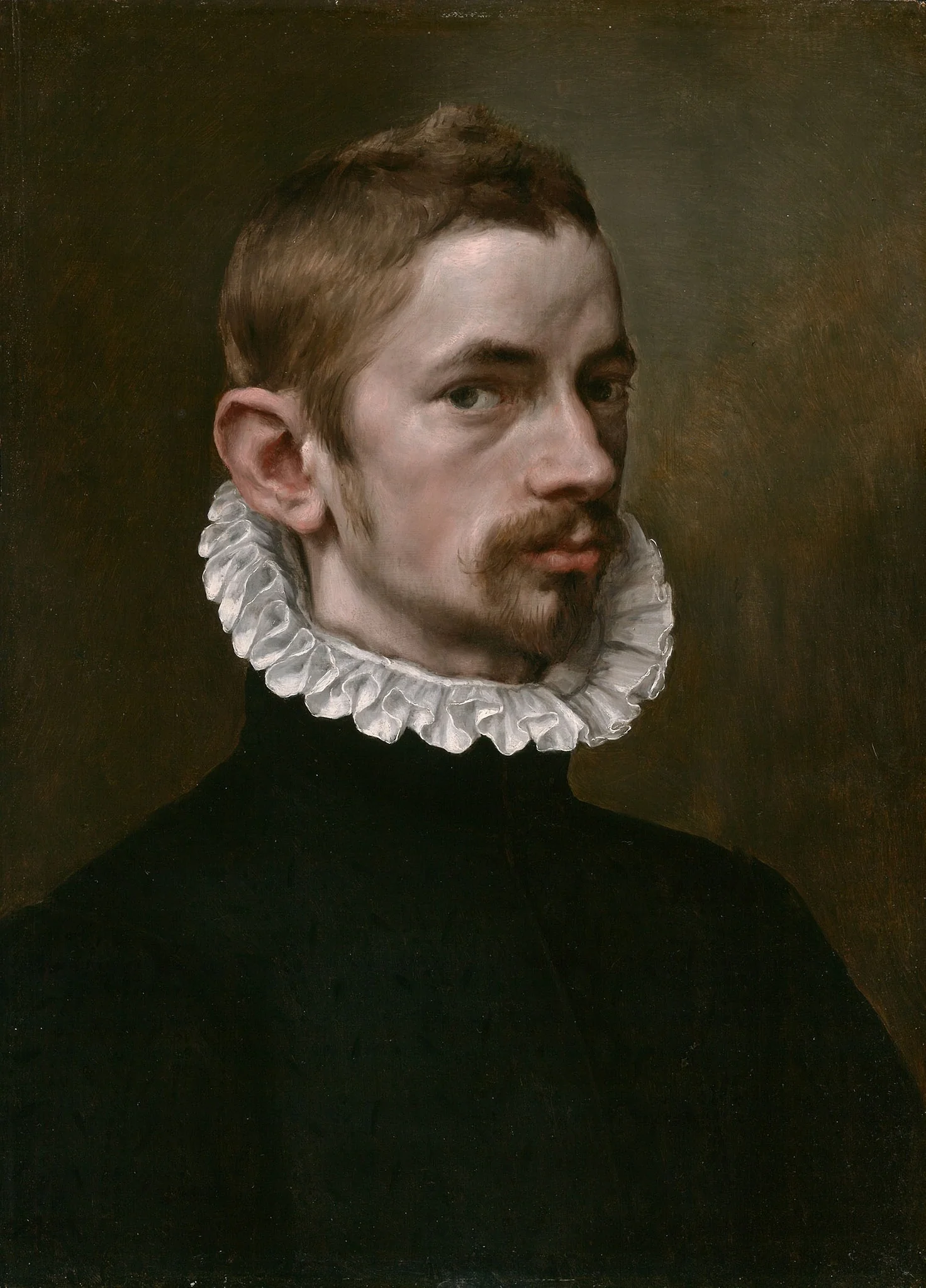 Portrait of a Man, detail