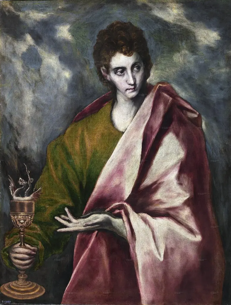 St John the Evangelist, by El Greco, oil, 1605