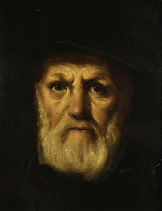 Portrait of Dirck Volckertsz. Coornhert, detail