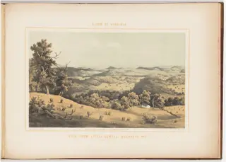 View from Little Sewell Mountain, No. 1, by Edward Beyer, ink, 1857