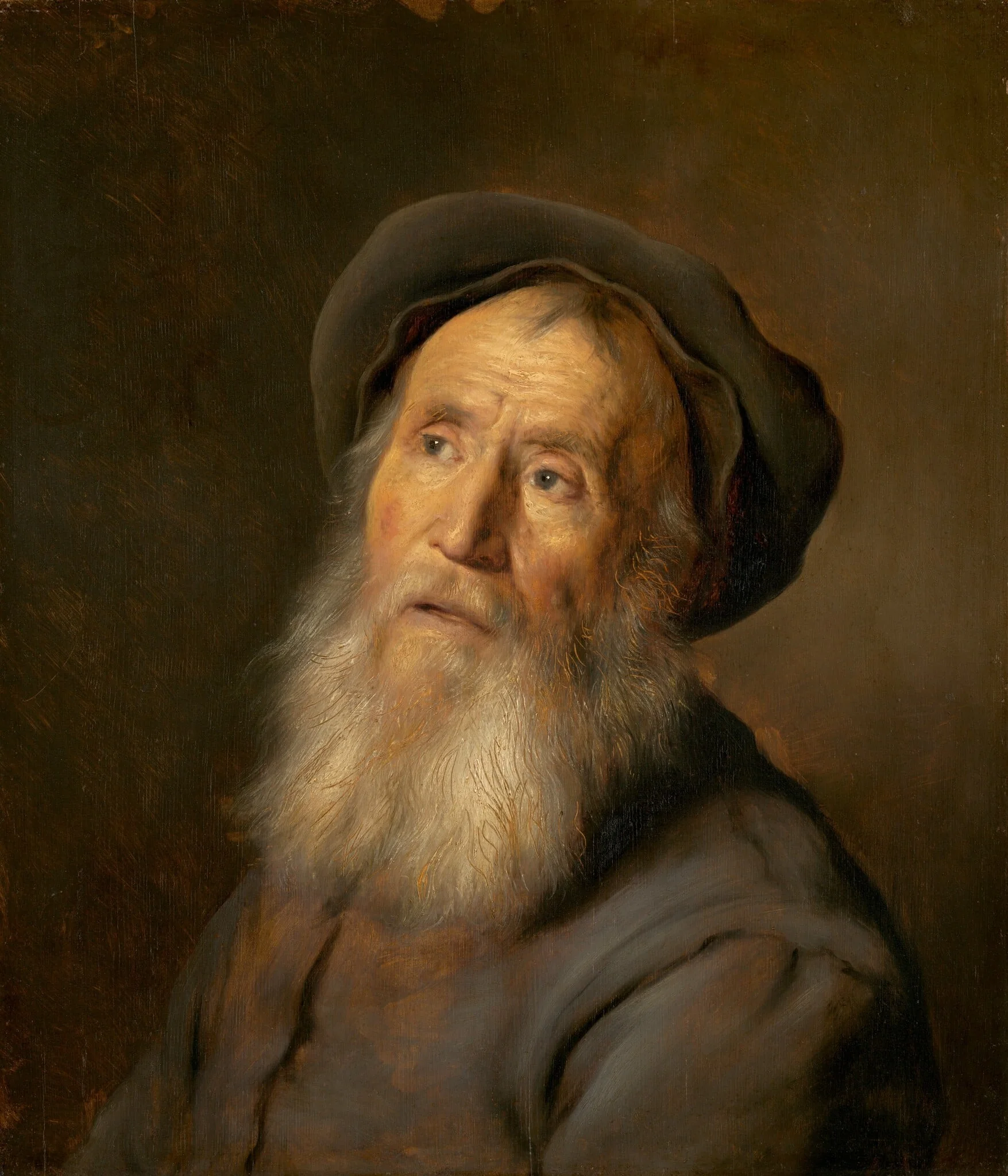 Bearded Man with a Beret, detail