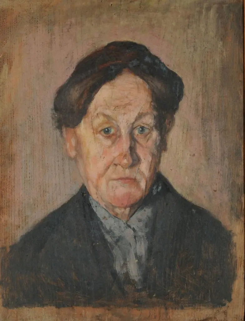 Portrait of my mother, by Walter de Navazio, unspecified, 1850