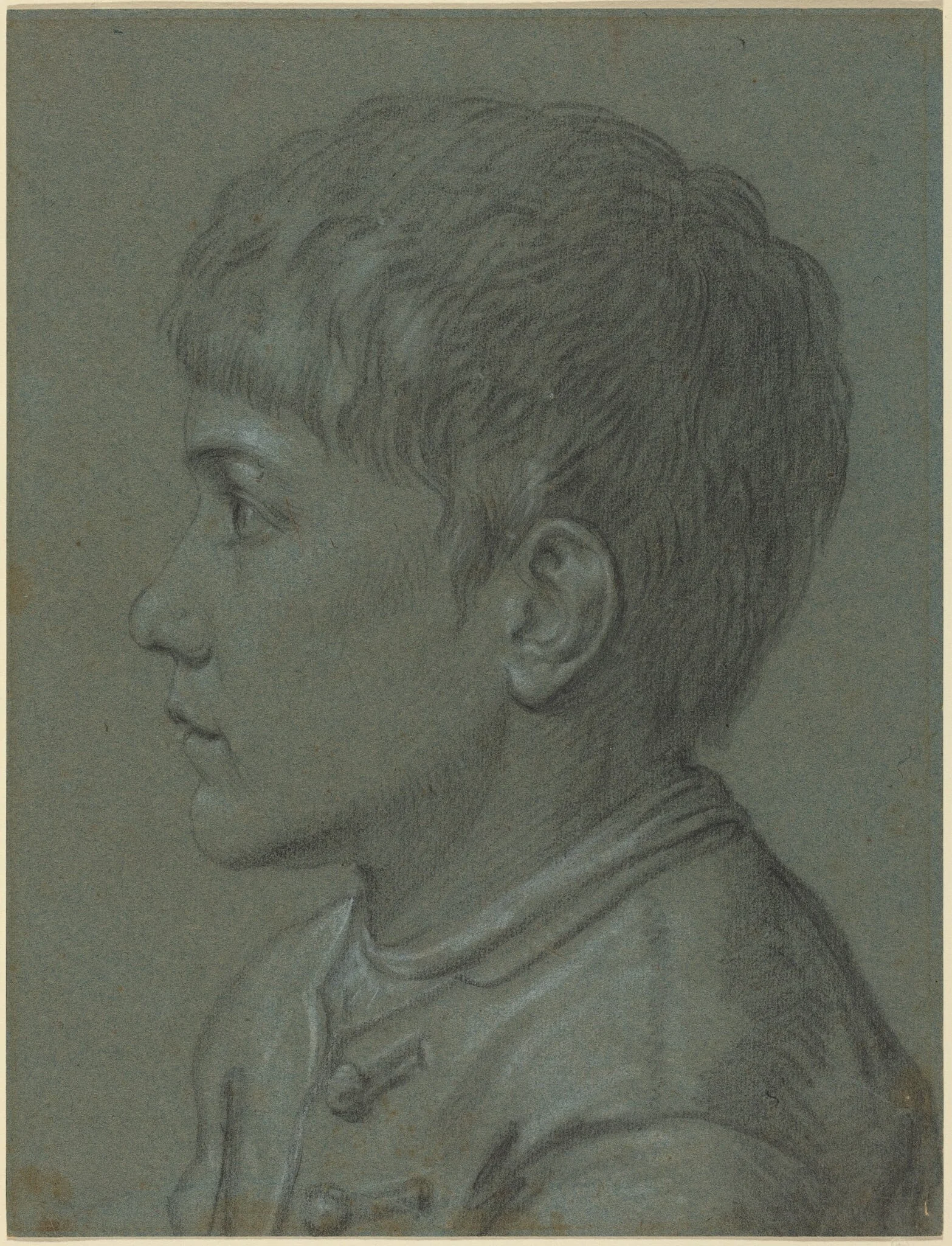 Head of a Boy, detail