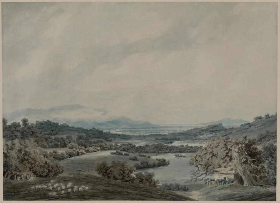 Italian Landscape, detail