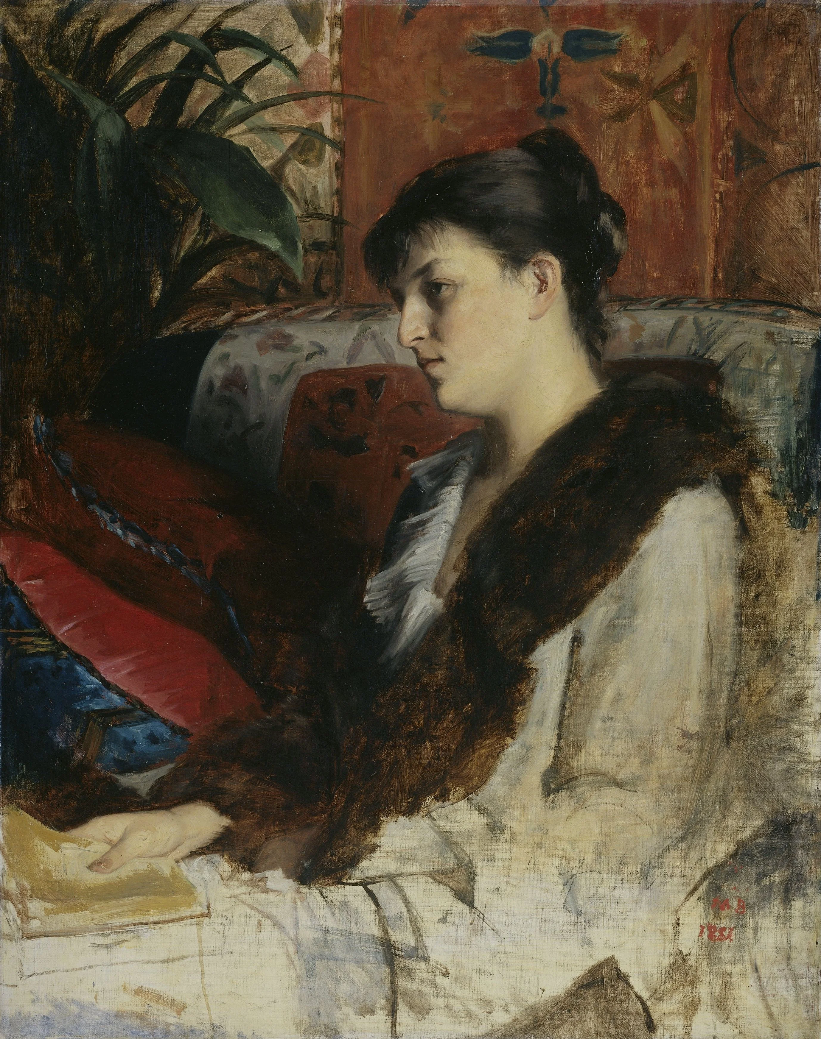 The artist's sister-in-law, detail