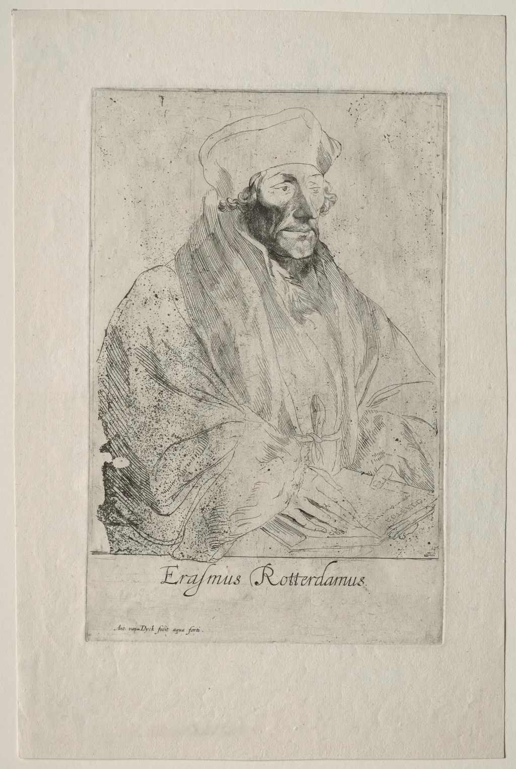 Desiderius Erasmus of Rotterdam, by Anthony van Dyck, 1632