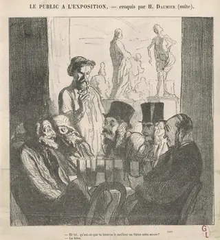 Et toi, qu'est-ce que tu trouves de meilleur ..., by Honoré Daumier, ink, 1864