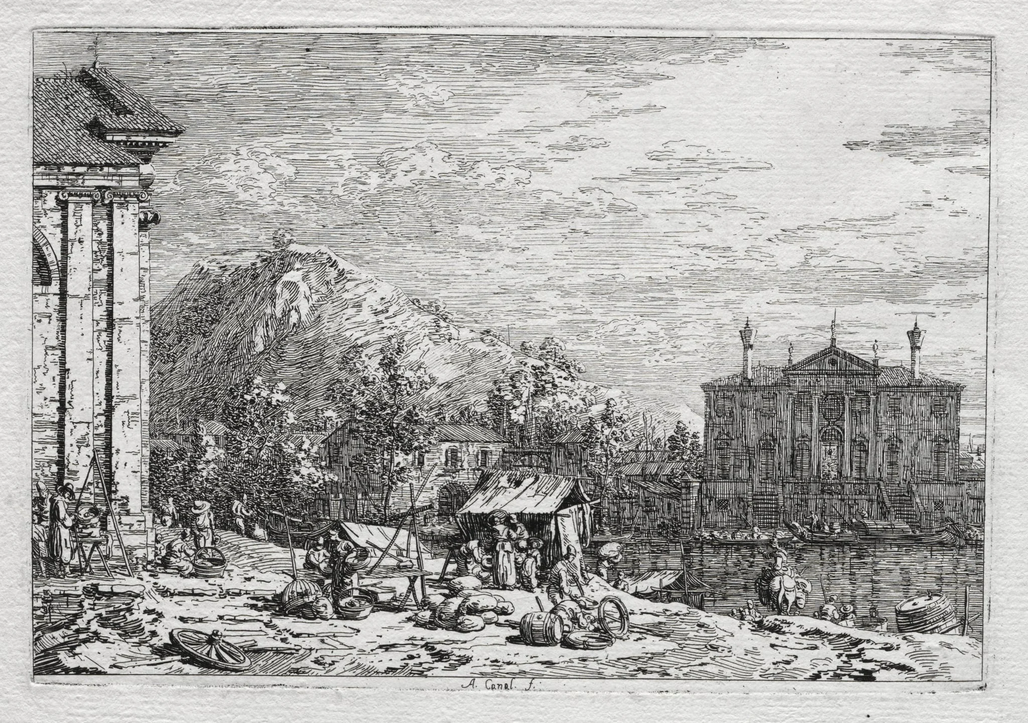 Views of Venice and Environs: A City Beyond a River, detail