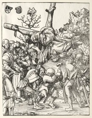 Martyrdom of St. Peter, by Lucas Cranach the Elder, 1522
