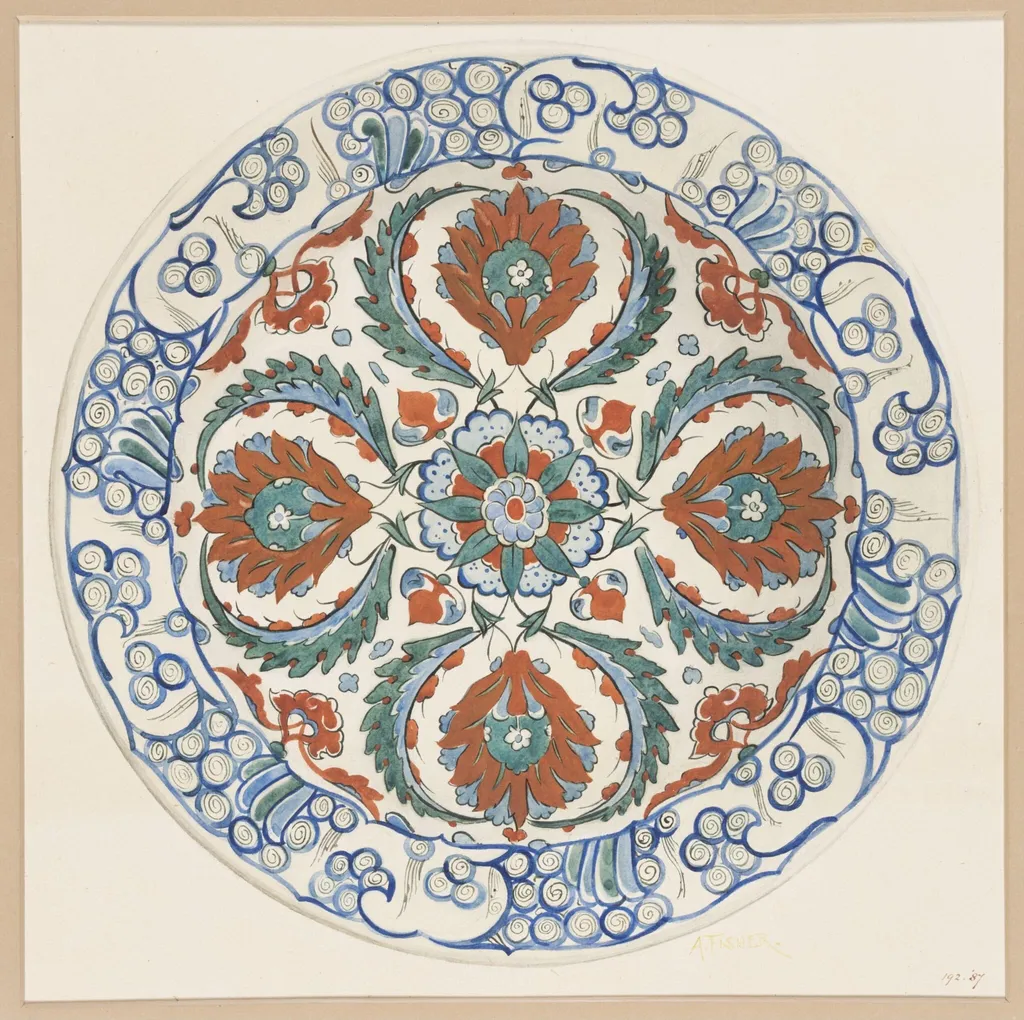 Untitled, by Alexander Fisher, watercolor, 1887