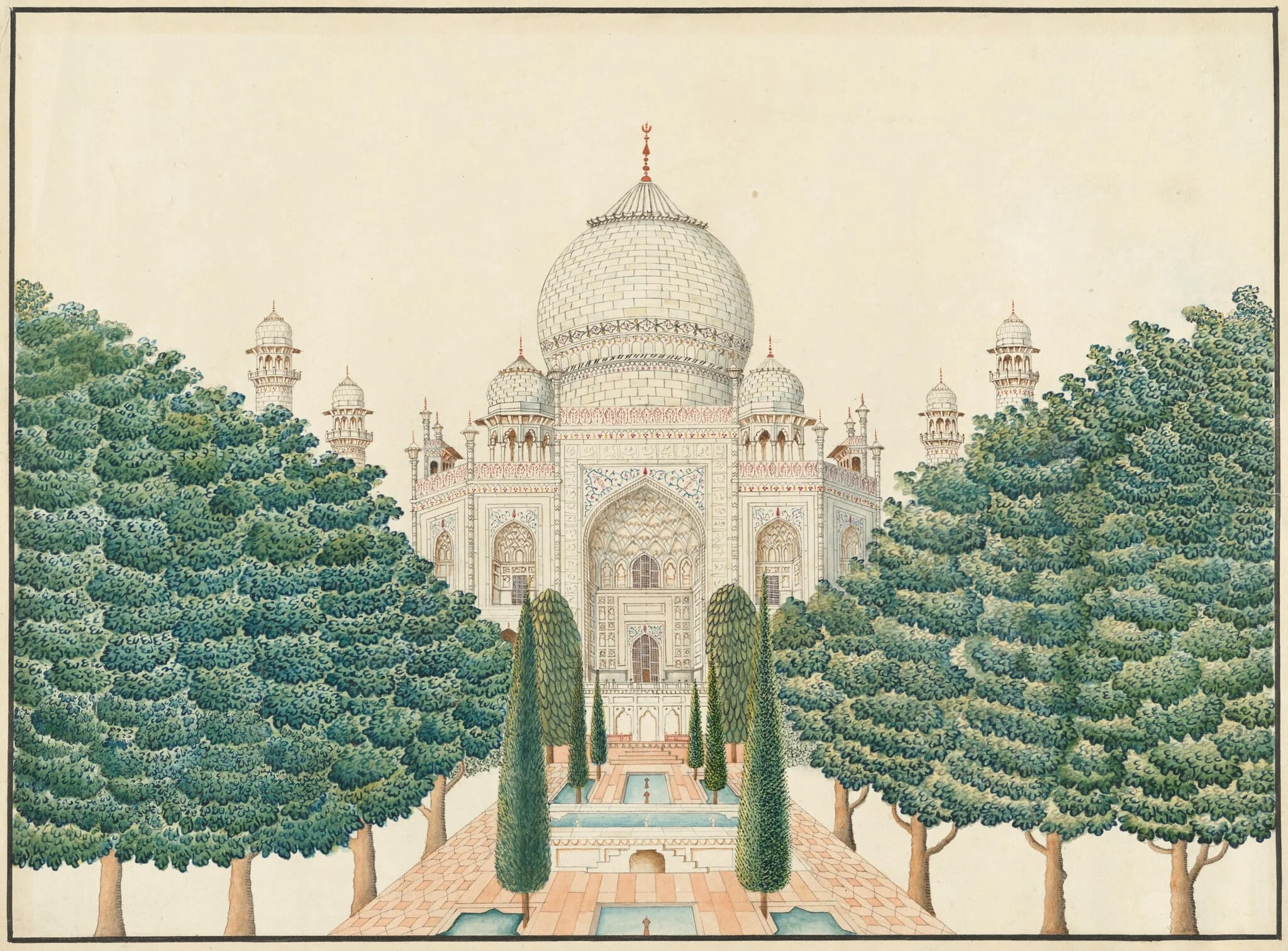 Taj Mahal, detail