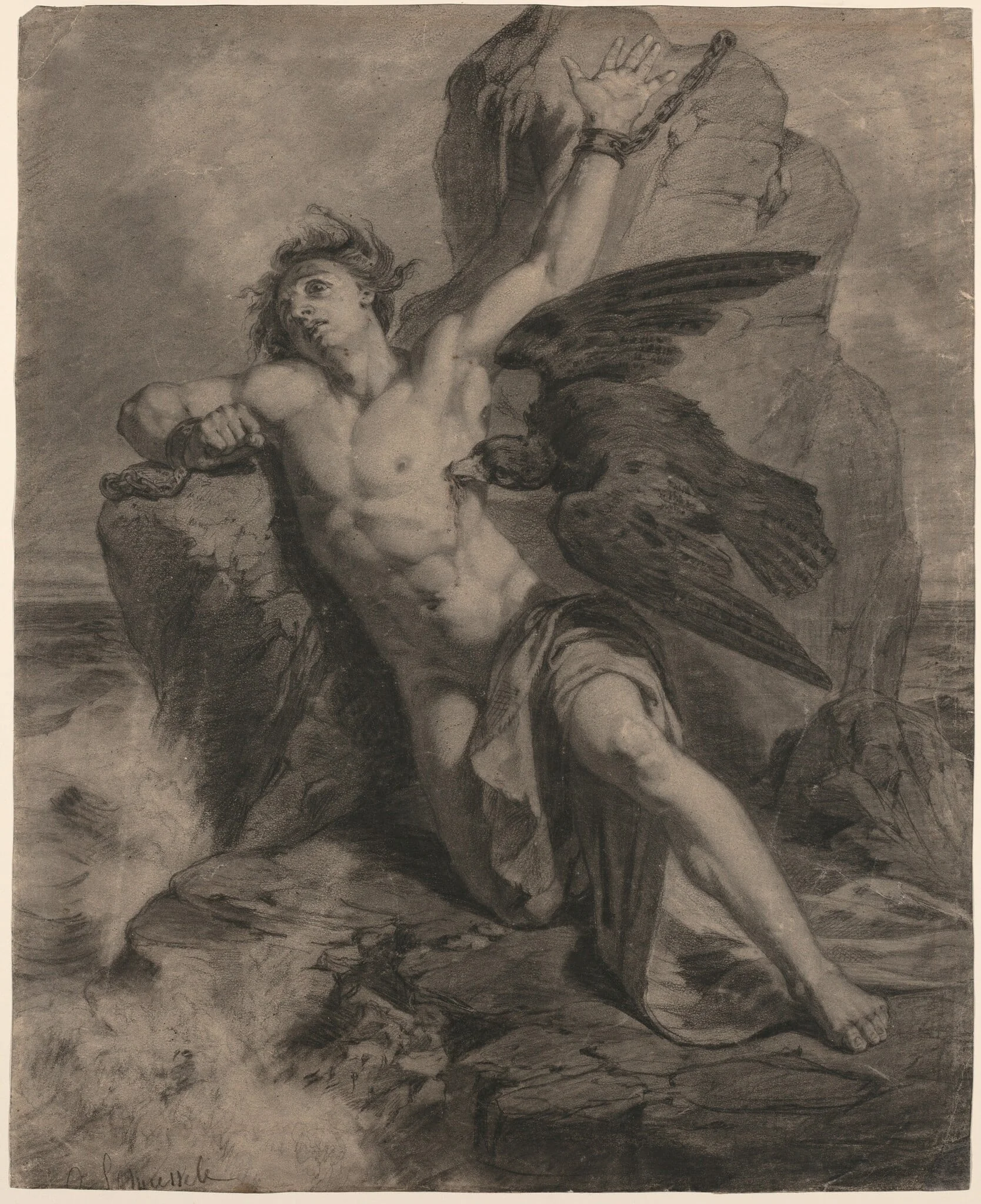 Prometheus Bound, detail