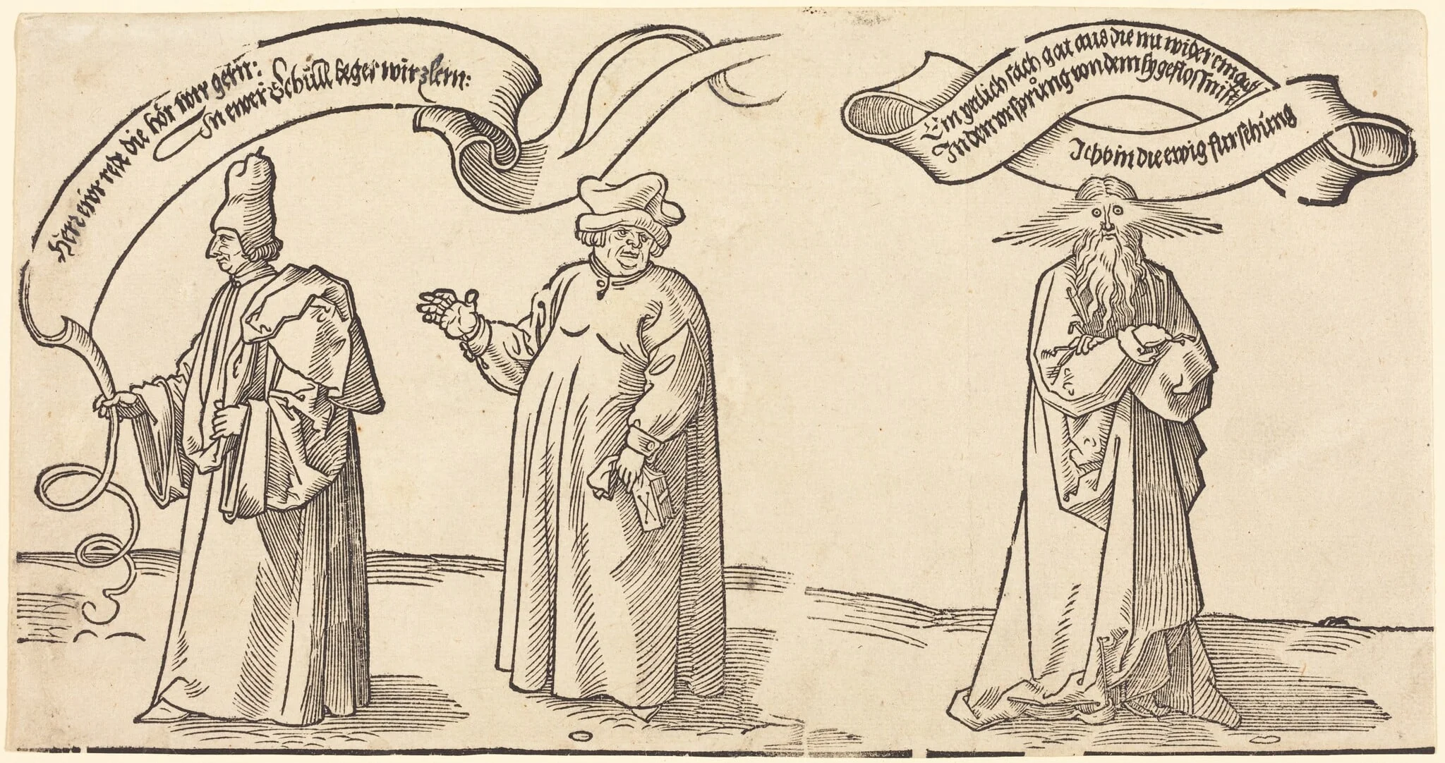 The Teacher, the Clergyman, and Providence, detail