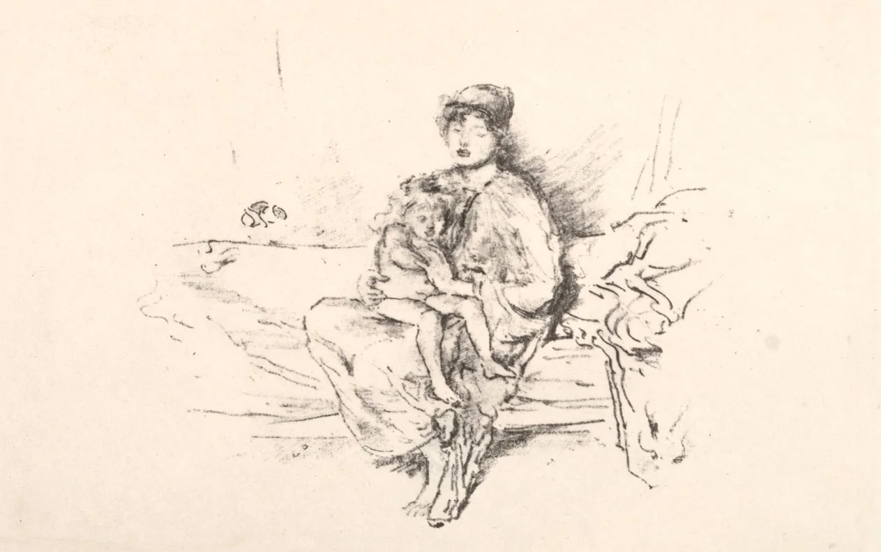 Mother and Child, No. 2, detail