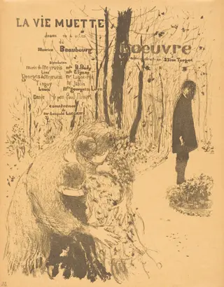 La Vie muette, by Édouard Vuillard, ink, 1894