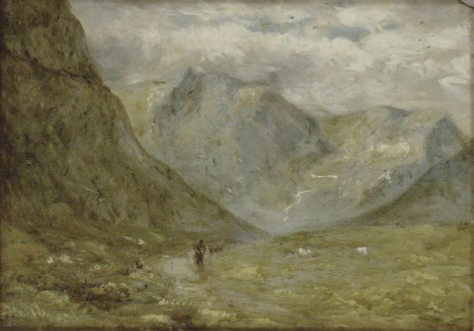 The Pass of Llanberis, detail