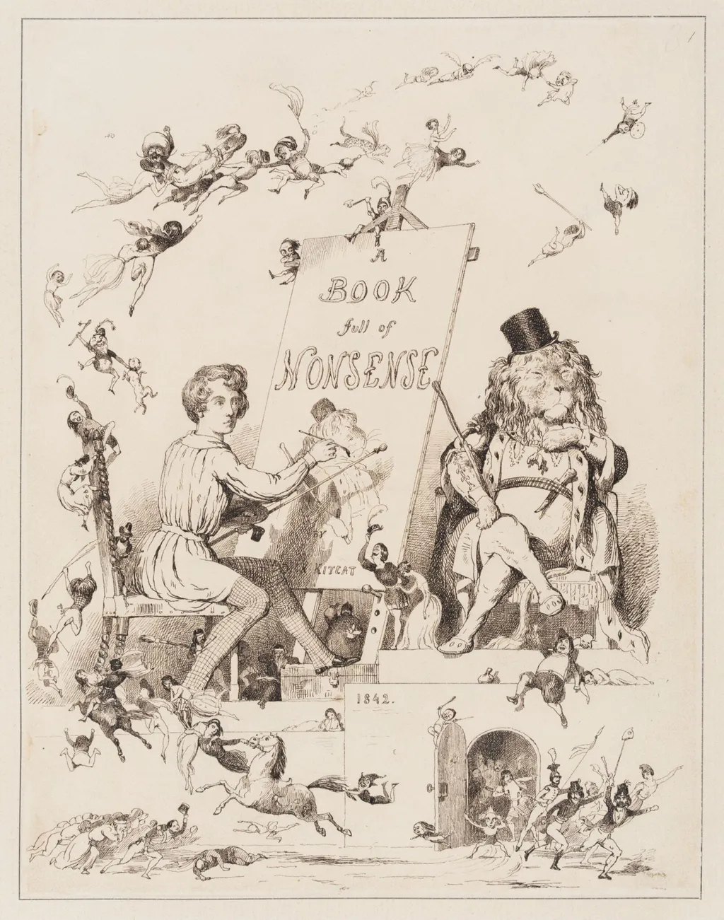 A Book full of Nonsense. By Dick Kitcat, by Richard Doyle, 1842