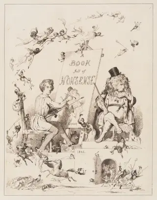 A Book full of Nonsense. By Dick Kitcat, by Richard Doyle, 1842
