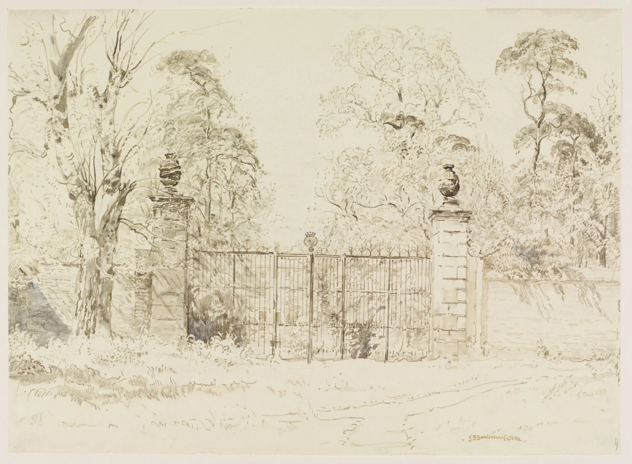 The Old Gates, Ham House, detail