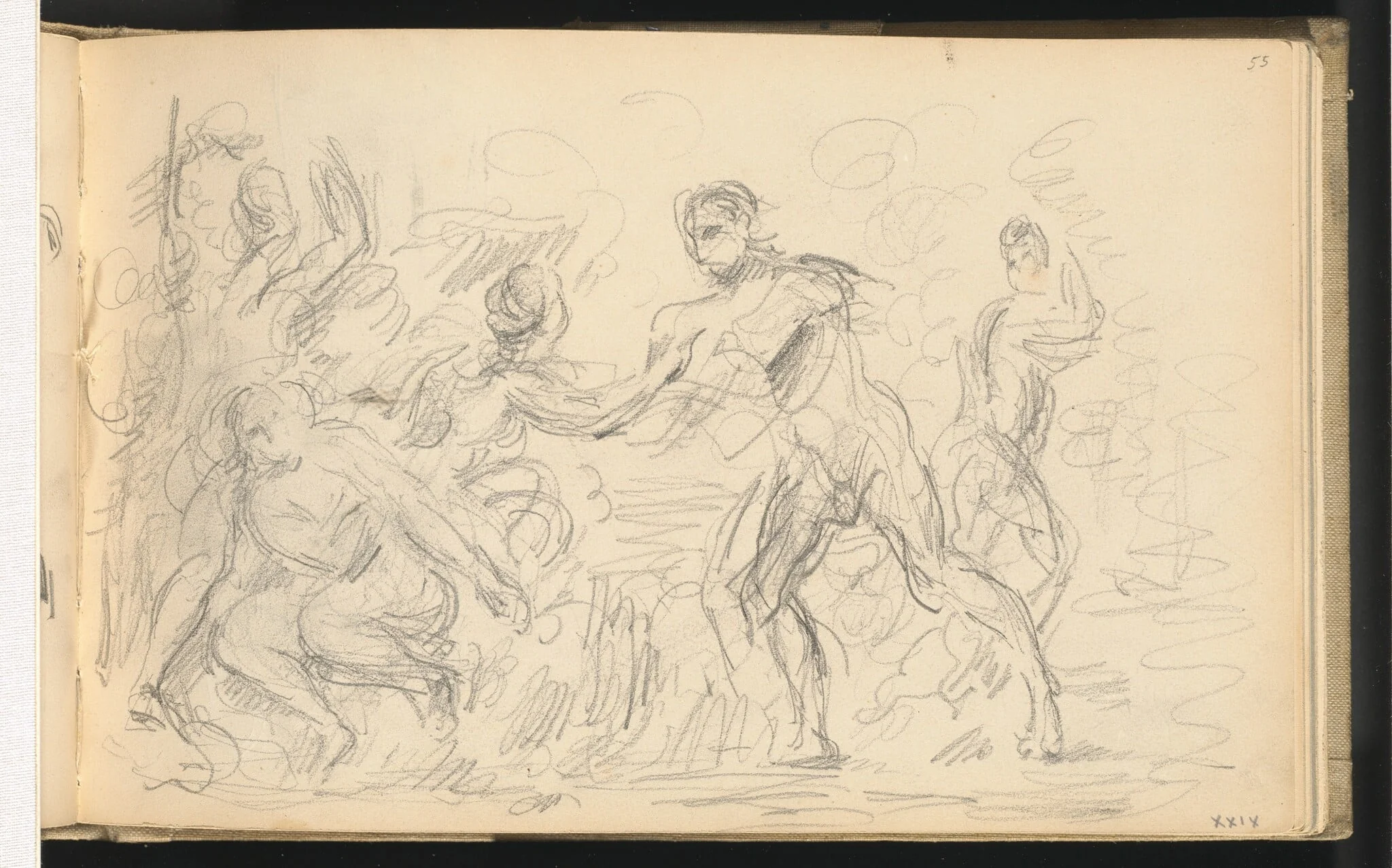 Study for "The Judgement of Paris" or "The Amorous Shepherd", detail