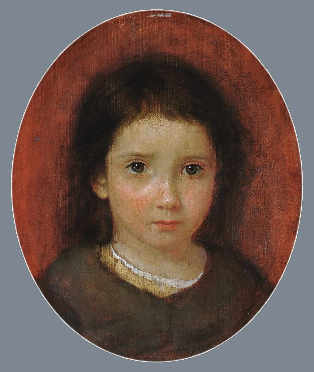 Daughter of William Page (Possibly Anne Page), detail