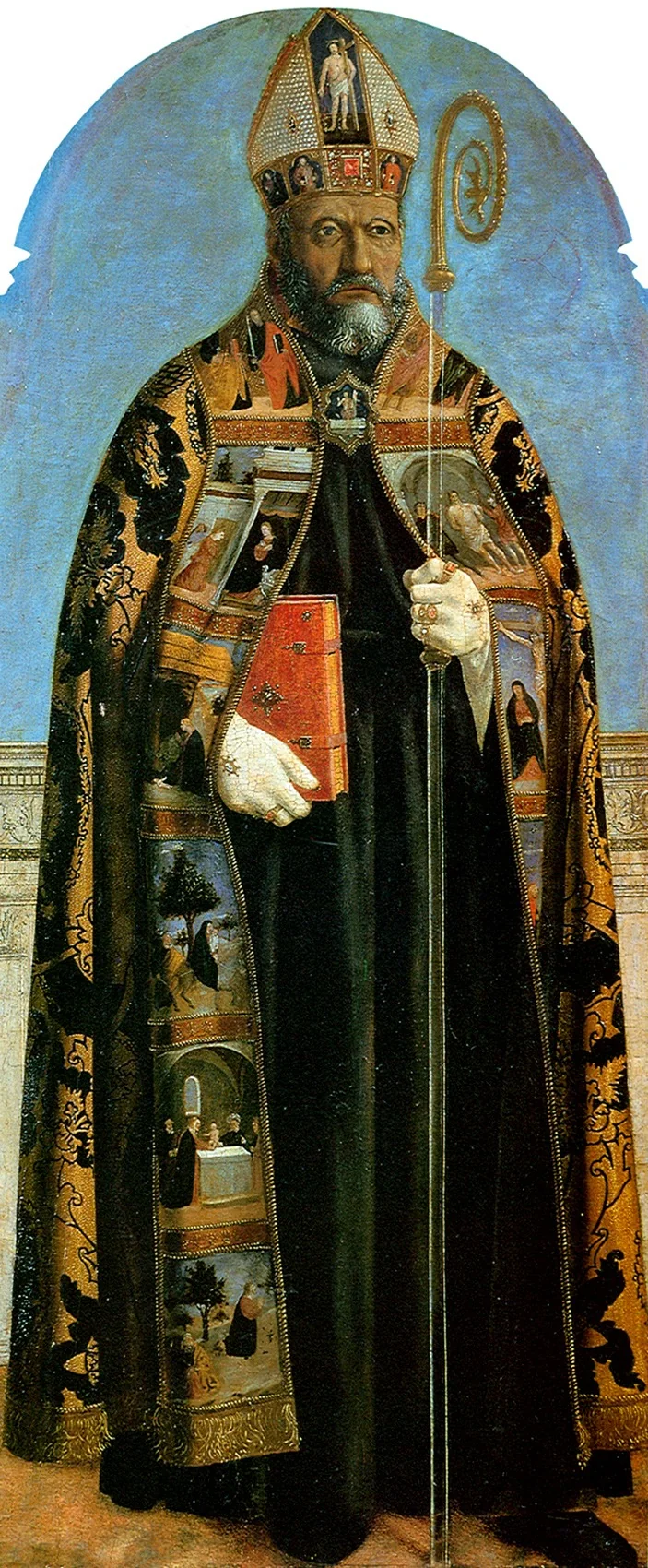 Saint Augustin, detail