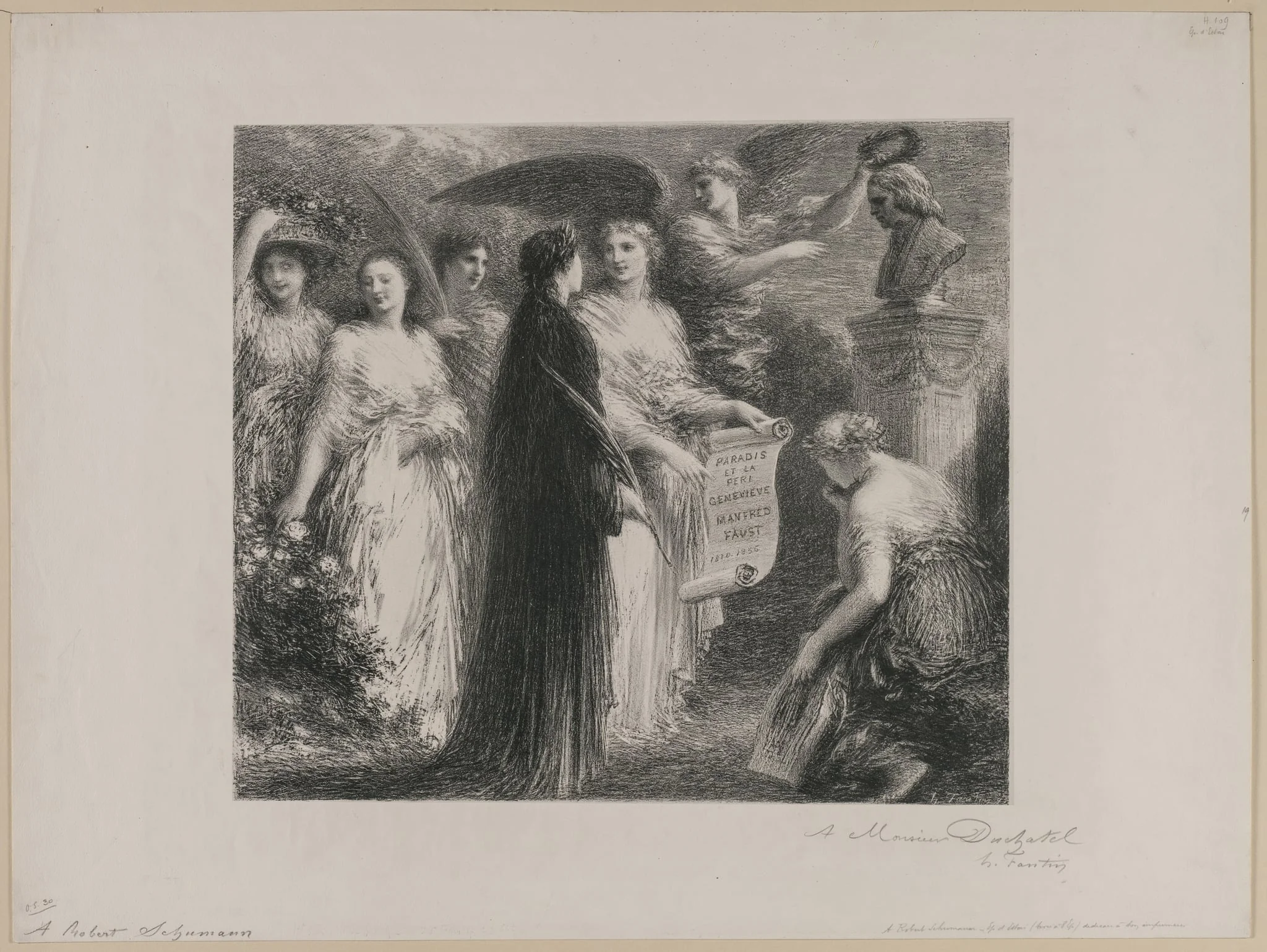To Robert Schumann, detail