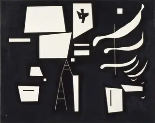 White - Soft and Hard, by Wassily Kandinsky, gouache, 1932