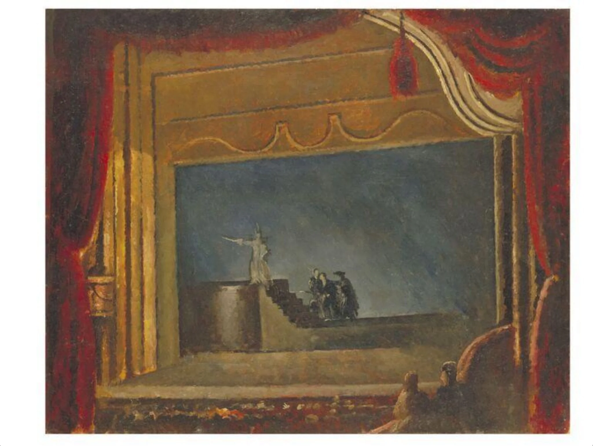 <i>Hamlet</i> at the New Theatre, detail