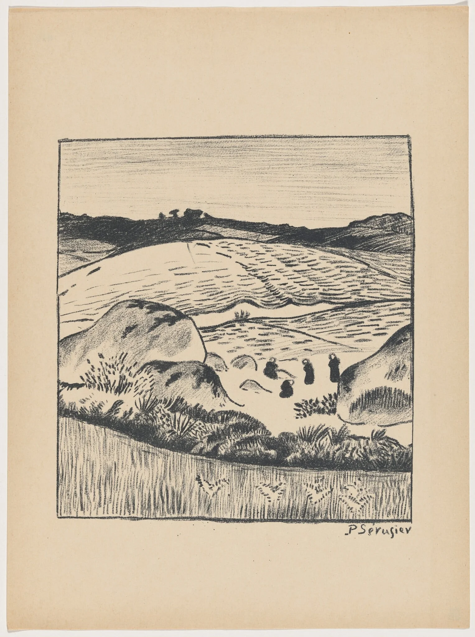 Paysage (Landscape), detail