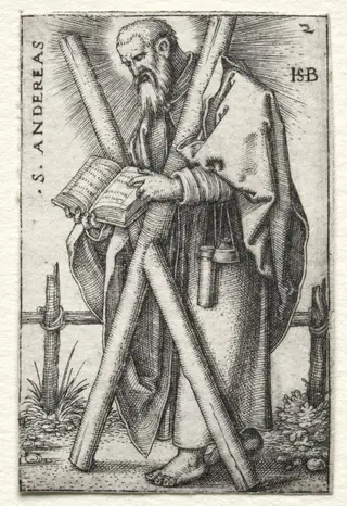 St. Andrew, by Sebald Beham, 1546