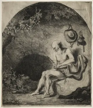 St. Jerome in Penitence, by Ferdinand Bol, 1644