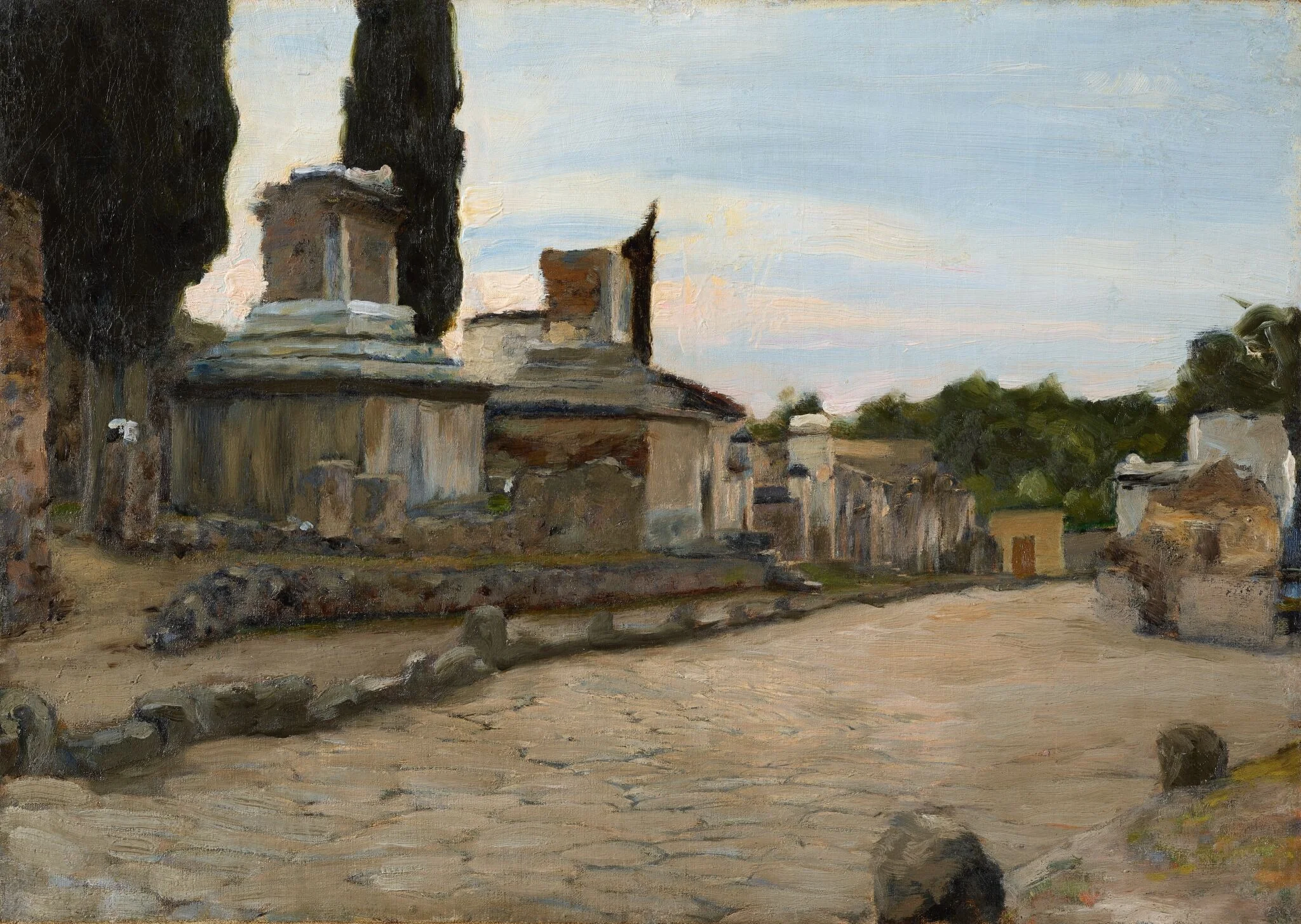 Via del Sepolcri, Pompeii, detail