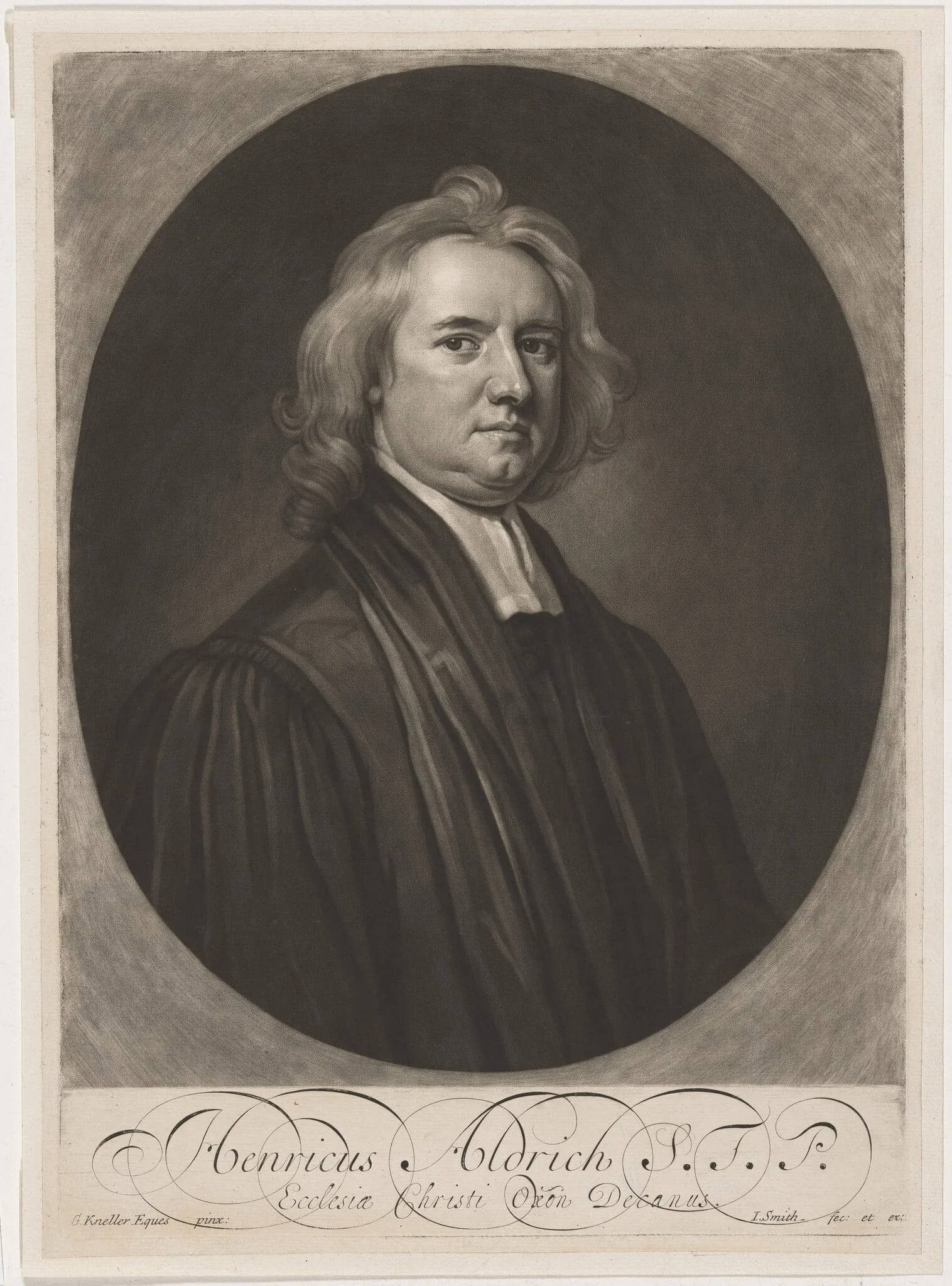 Henry Aldrich, Dean of Christ Church, detail