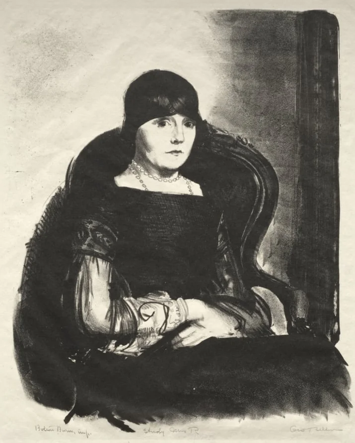 Study, Mrs. R., detail