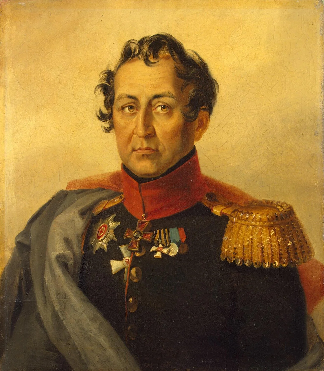 Portrait of Alexander I. Talyzin (1777-1849) (2nd), detail