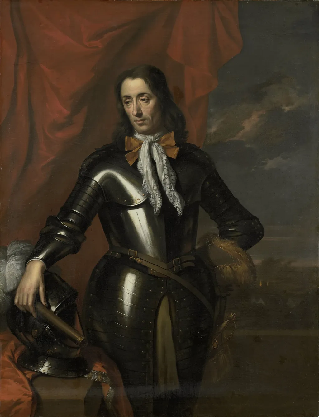 Portrait of Isaac de l'Ostal de Saint-Martin (ca 1629-96), governor of the Dutch East Indies and commander of the garrison at Batavia, by Jan de Baen, oil, 1688
