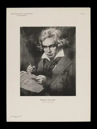 H Beard Print Collection, by Joseph Karl Stieler, 1850