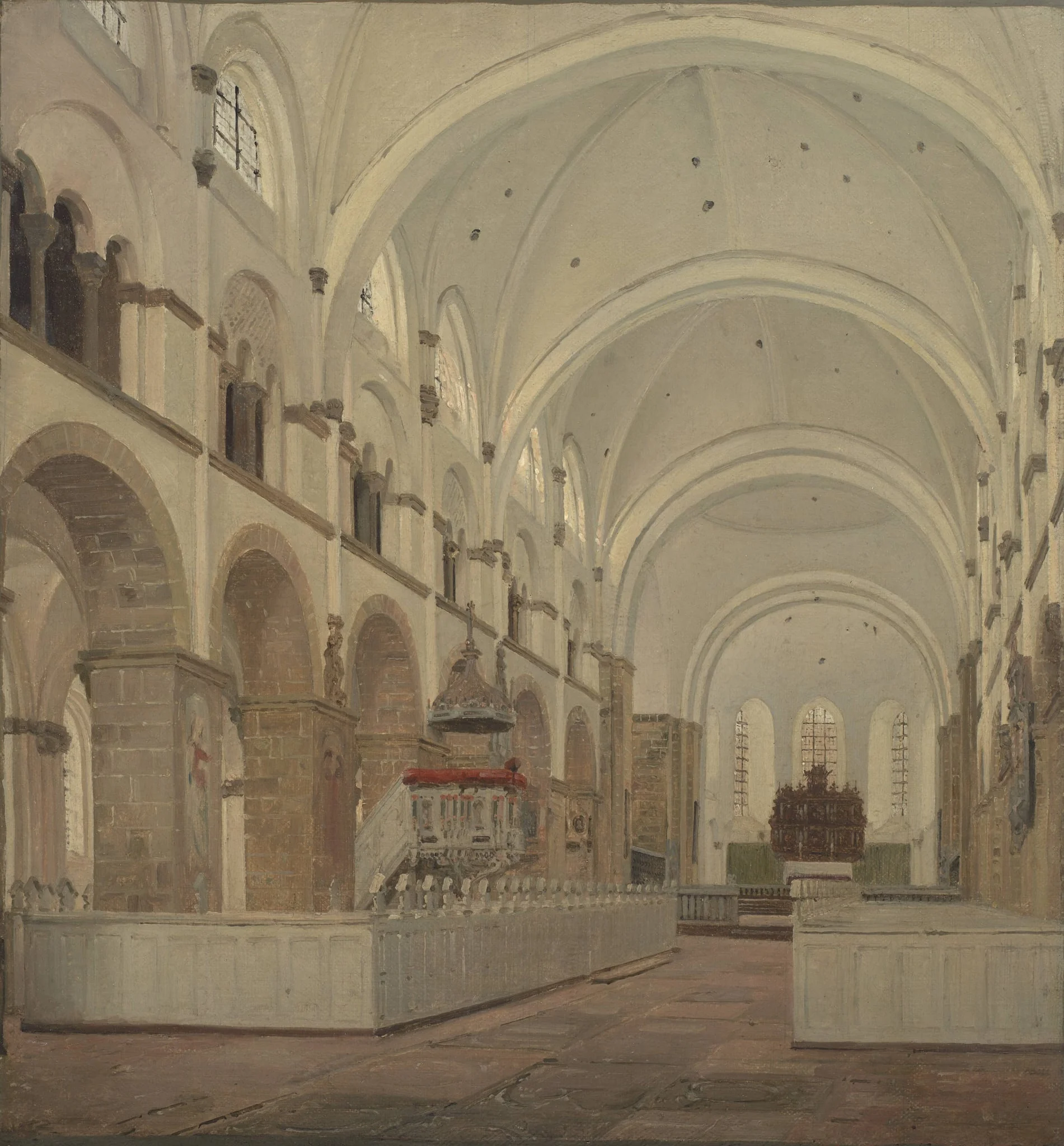 The Interior of Ribe Cathedral, detail