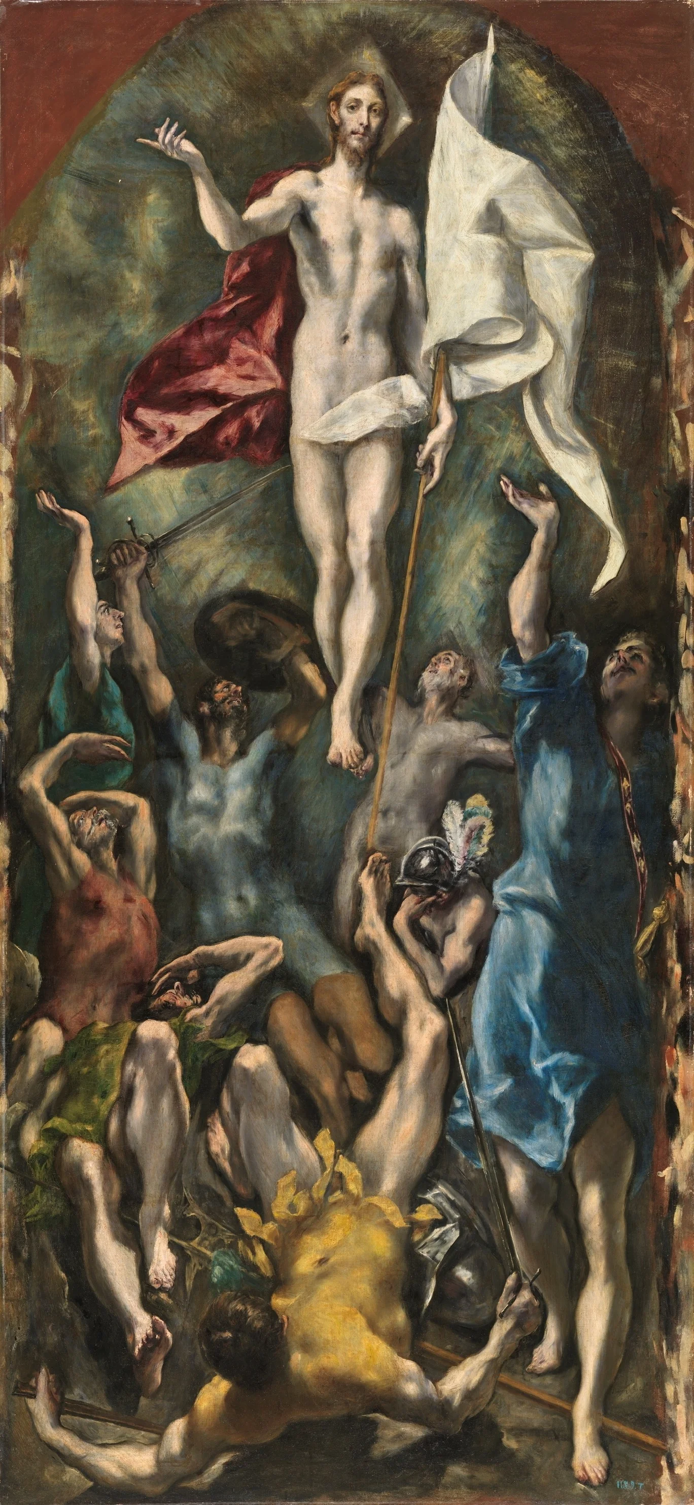 The Resurrection, detail